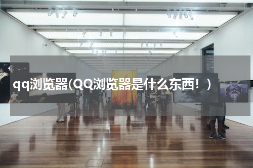 qq浏览器(QQ浏览器是什么东西！)