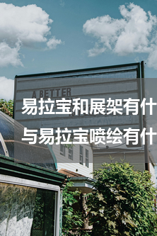 易拉宝和展架有什么区别(加强X展架喷绘与易拉宝喷绘有什么不同之处)