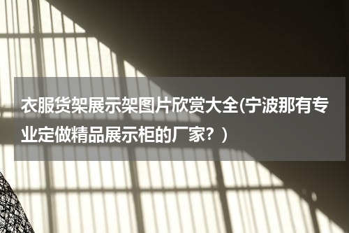 衣服货架展示架图片欣赏大全(宁波那有专业定做精品展示柜的厂家？)