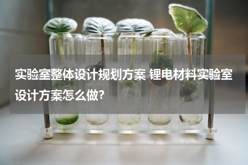 实验室整体设计规划方案 锂电材料实验室设计方案怎么做？