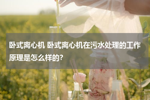 卧式离心机 卧式离心机在污水处理的工作原理是怎么样的？